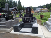 墓石建立の完成です｡